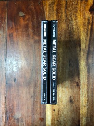 Metal Gear Solid + Silent Hill demo ps1 big box