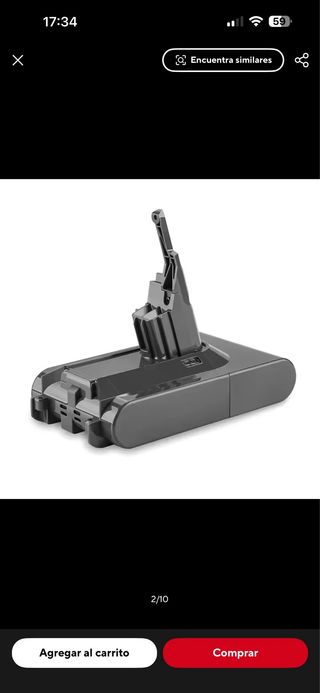 Batería Dyson V8 12800mAh