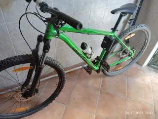 Bicicleta Montaña Verde Cannondale trail talla L