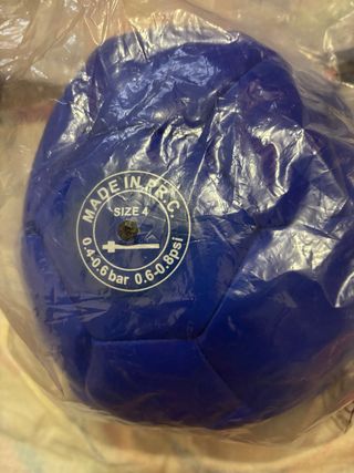 Pelota azul Talla 4