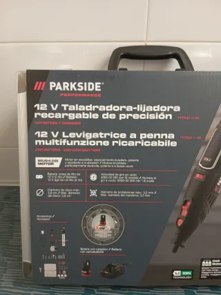 Parkside 12V Taladradora-lijadora tipo dremel