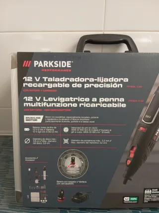 Parkside 12V Taladradora-lijadora tipo dremel