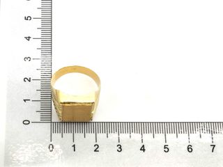 anillo oro 18k t. 24 (20,38 mm)