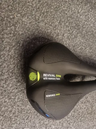 Sillín Gel MTB Gravel Negro