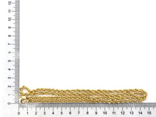 cadena oro 18k 30cm