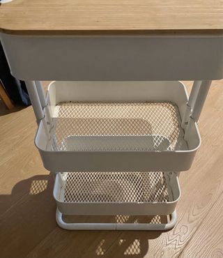 RÅSKOG /NORRÅVA Carrito+tapa -conservo las ruedas