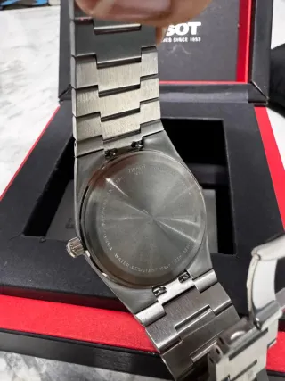 Reloj Tissot PRX Negro/Plateado