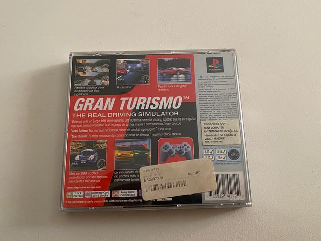 Gran Turismo 1 PS1 (PlayStation 1) PAL Juego PSX