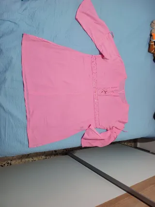 Vestido playero rosa