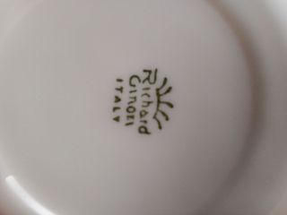 Piattini in porcellana Richard Ginori (6 pezzi)