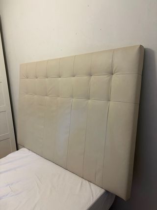 Cabezal BORGANN IKEA polipiel color beis