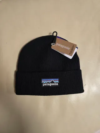 Berretto Patagonia Lana Nero Nuovo