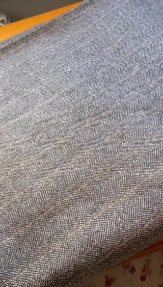 2 tessuti spigato di lana