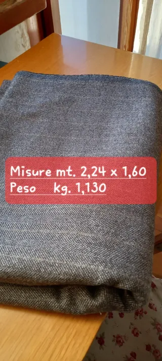 2 tessuti spigato di lana