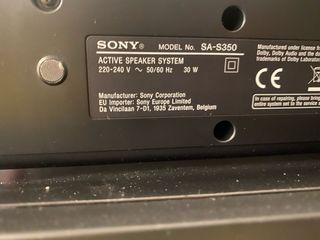 Barra de Sonido Sony Negra/Gris