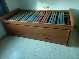 Cama nido con 2 camas y 2 cajones