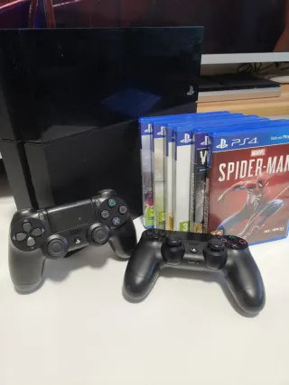 PS4 + 2 Mandos + 6 Juegos