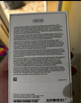 iPhone XS 256GB Plata