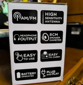 Radio Aiwa R-190RD Roja Portátil