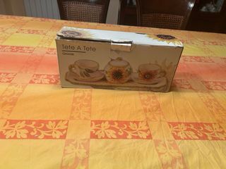 Set 2 Tazzine e Zuccheriera Girasole