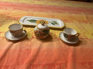 Set 2 Tazzine e Zuccheriera Girasole