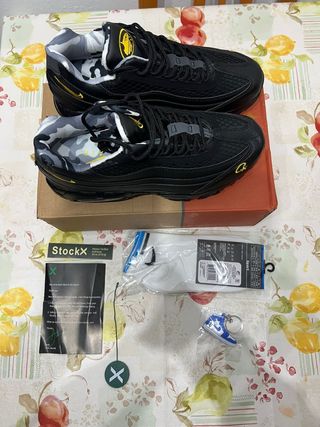 Nike Air Max 95 Corteiz Negro Dorado