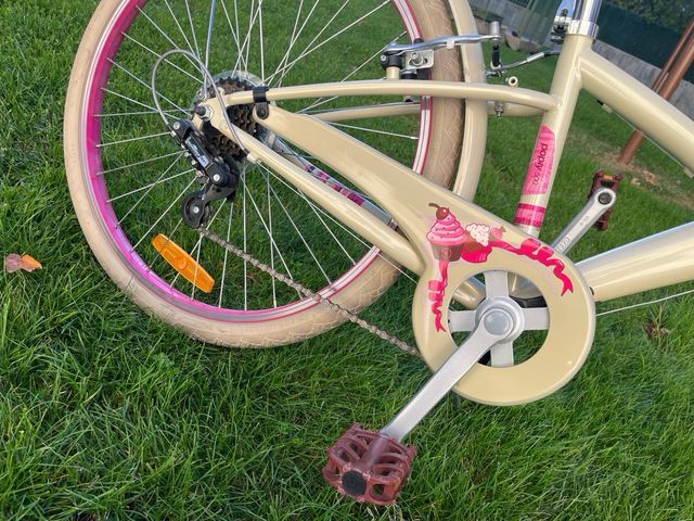 Bicicleta B'Twin 24 Beige Cesta