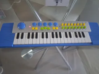 Teclado Musical Infantil Azul