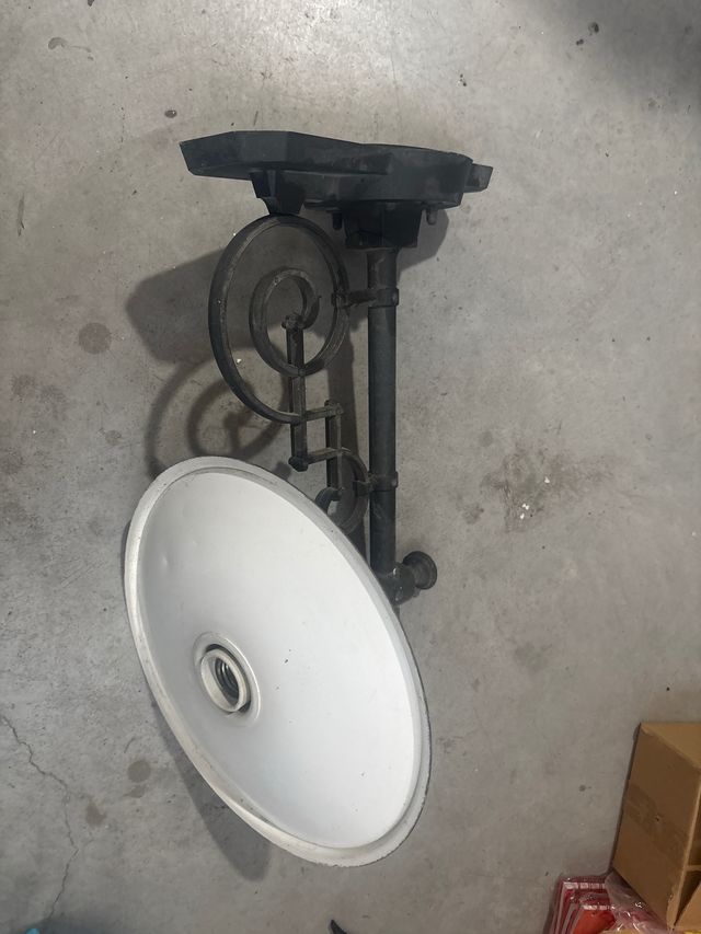 Aplique de pared Surya Antracita  50cm x 30cm