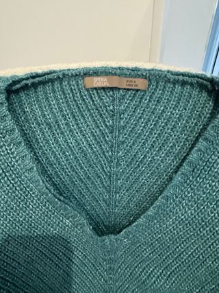 Jersey Sfera Verde Azulado Talla S