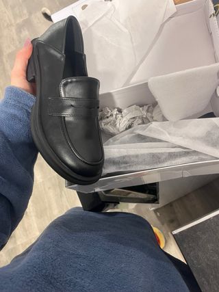 Mocasines negros mujer nuevos