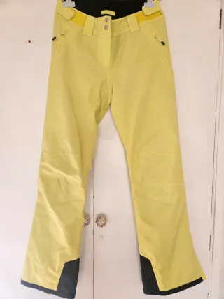 Pantalón de esquí/snow amarillo y negro