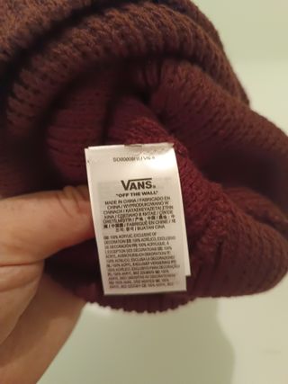 Gorro Vans Core Basic Rojo