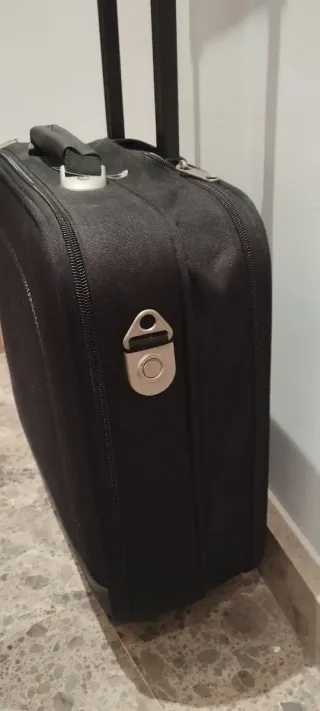 Maletín Portátil con Ruedas Negro