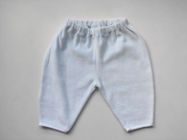 Set di due pezzi per neonato in blu (da indossare)