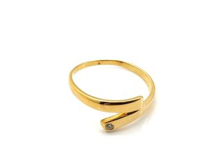 anillo oro 18k con diamante