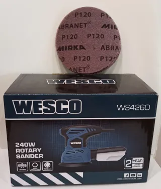 Lijadora excentrica 240W 15mm WESCO
