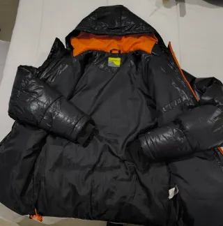 Abrigo TENTH Negro Naranja Invierno