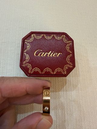 Fantástico anillo Cartier nuevo a estrenar 