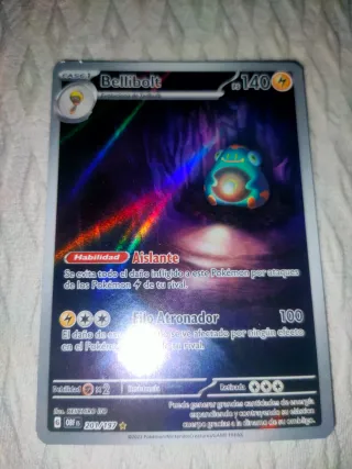 Carta Pokémon Bellibolt 201/197