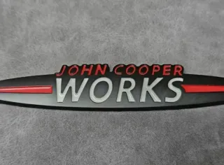 Emblema Logo JCW para Maletero de Mini Cooper One