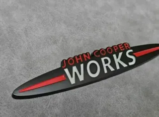 Emblema Logo JCW para Maletero de Mini Cooper One