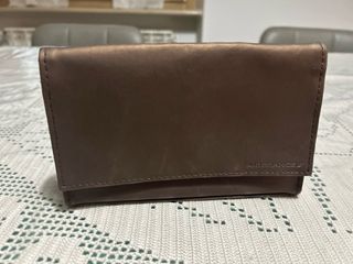 Borsello porta trucchi Air France marrone