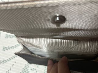 Borsello porta trucchi Air France marrone