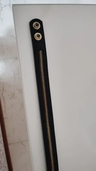 Gargantilla choker collar diseño de cremallera