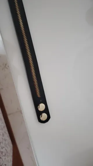 Gargantilla choker collar diseño de cremallera