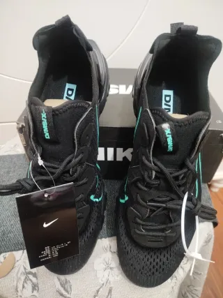 Zapatillas React Vision Talla 45 Negro/Turquesa