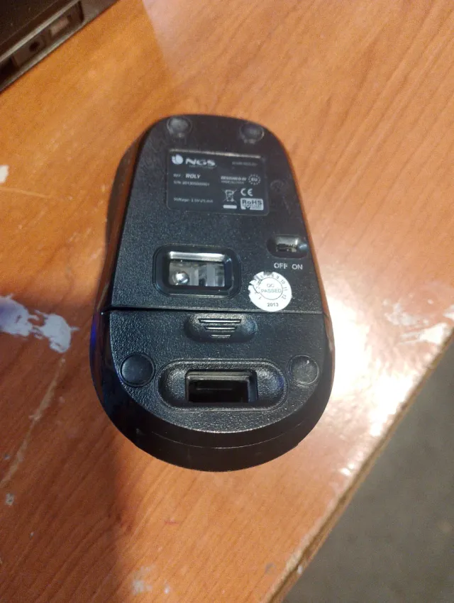 Mouse NGS Nero e Grigio