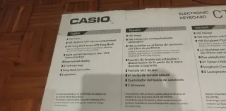 Teclado Casio CTK-1100 con soporte