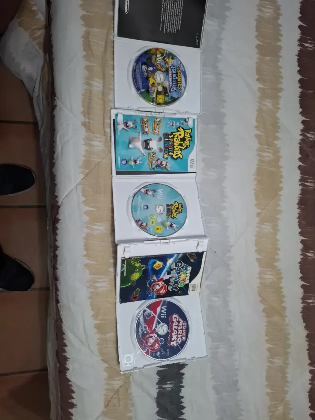 3 juegos wii para Jose Antonio